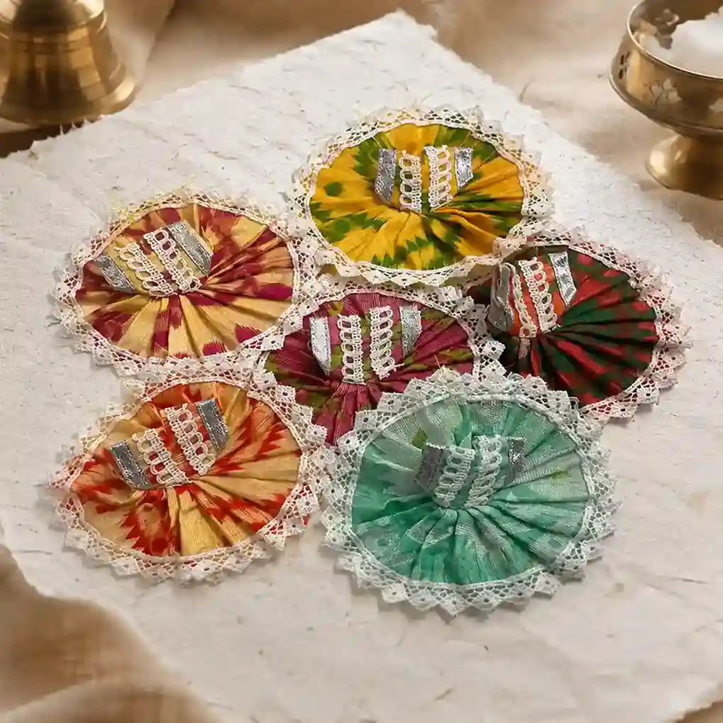  Laddu Gopal Traditional Jamdani Dress | Gopal  Dress For Summer | Size-  4.6″