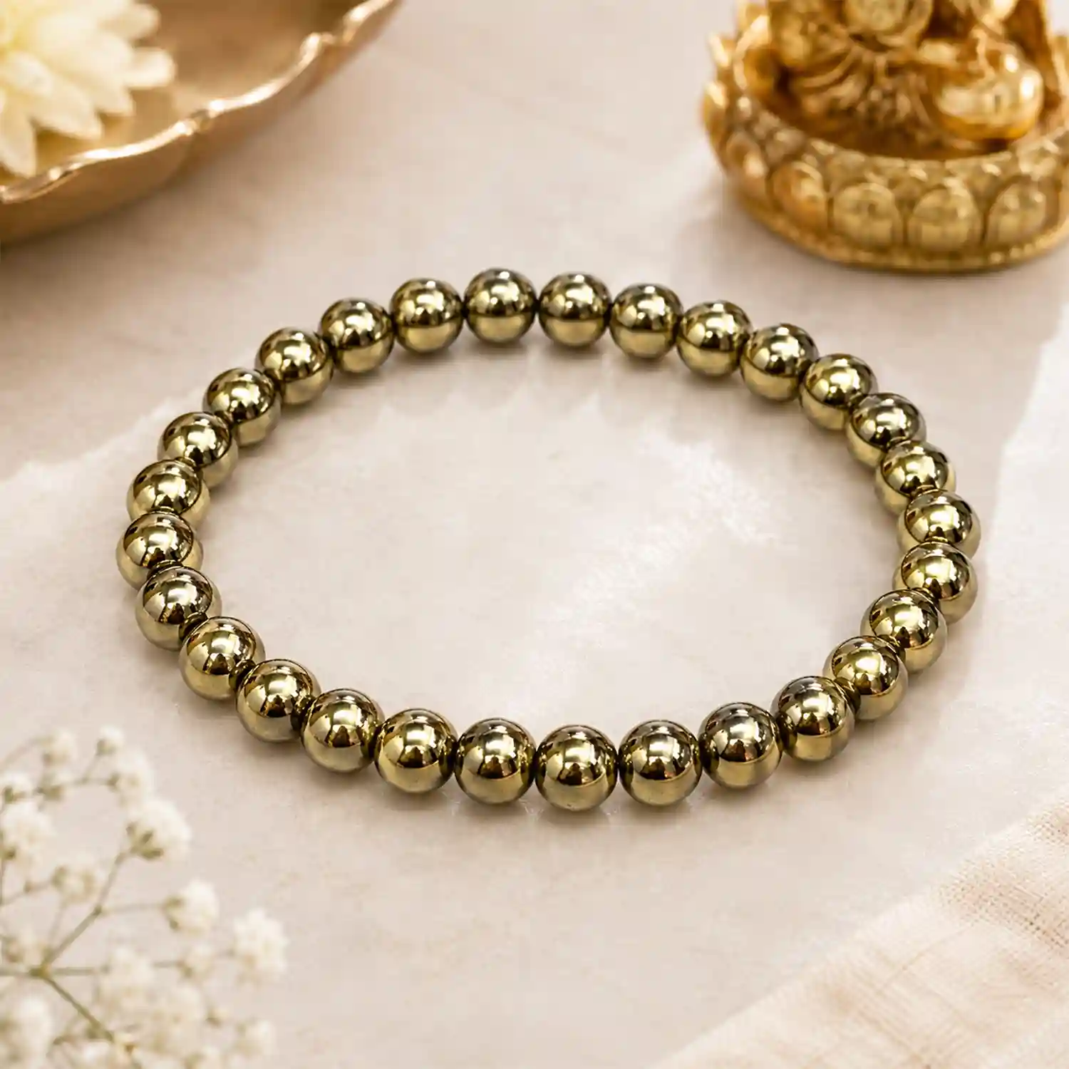Golden Hematite Bracelet